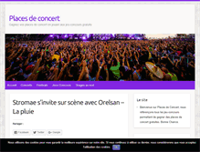 Tablet Screenshot of places-de-concert.fr